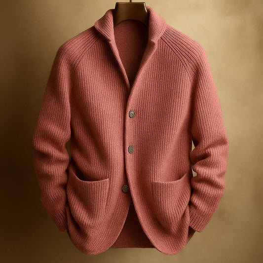 Image of Joost | Heren Shawl Collar Cardigan met Knoopsluiting