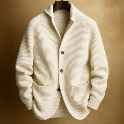 Image of Joost | Heren Shawl Collar Cardigan met Knoopsluiting