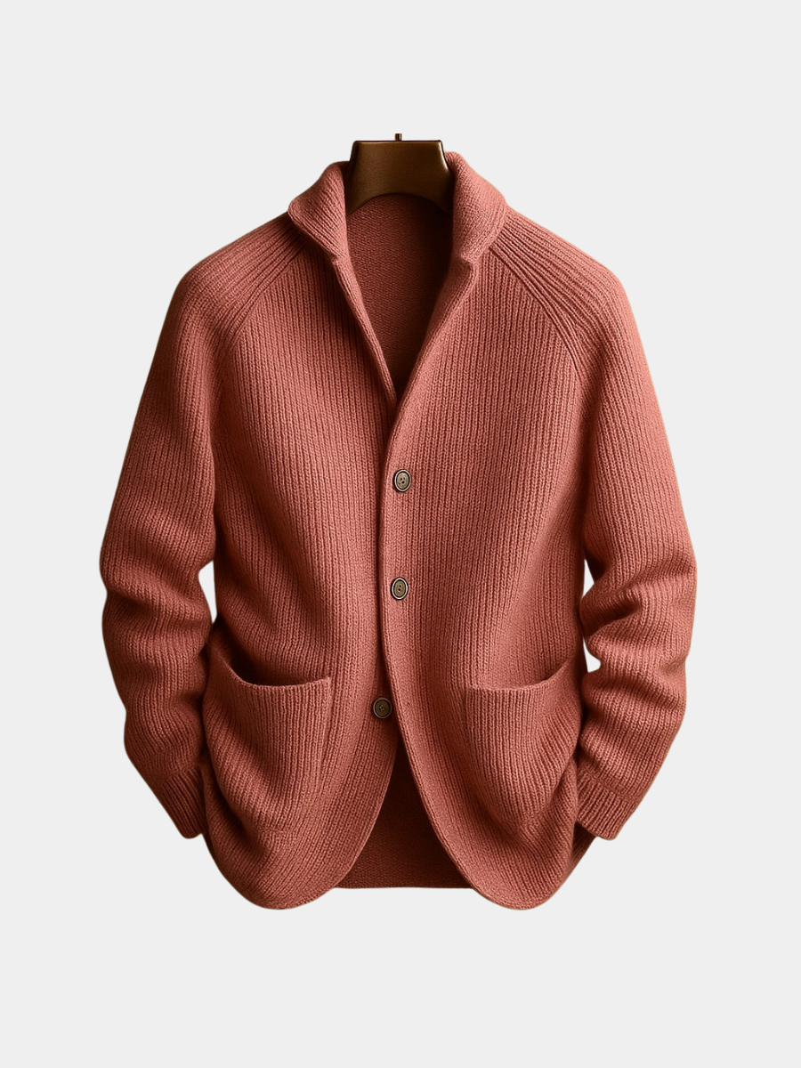 Image of Joost | Heren Shawl Collar Cardigan met Knoopsluiting