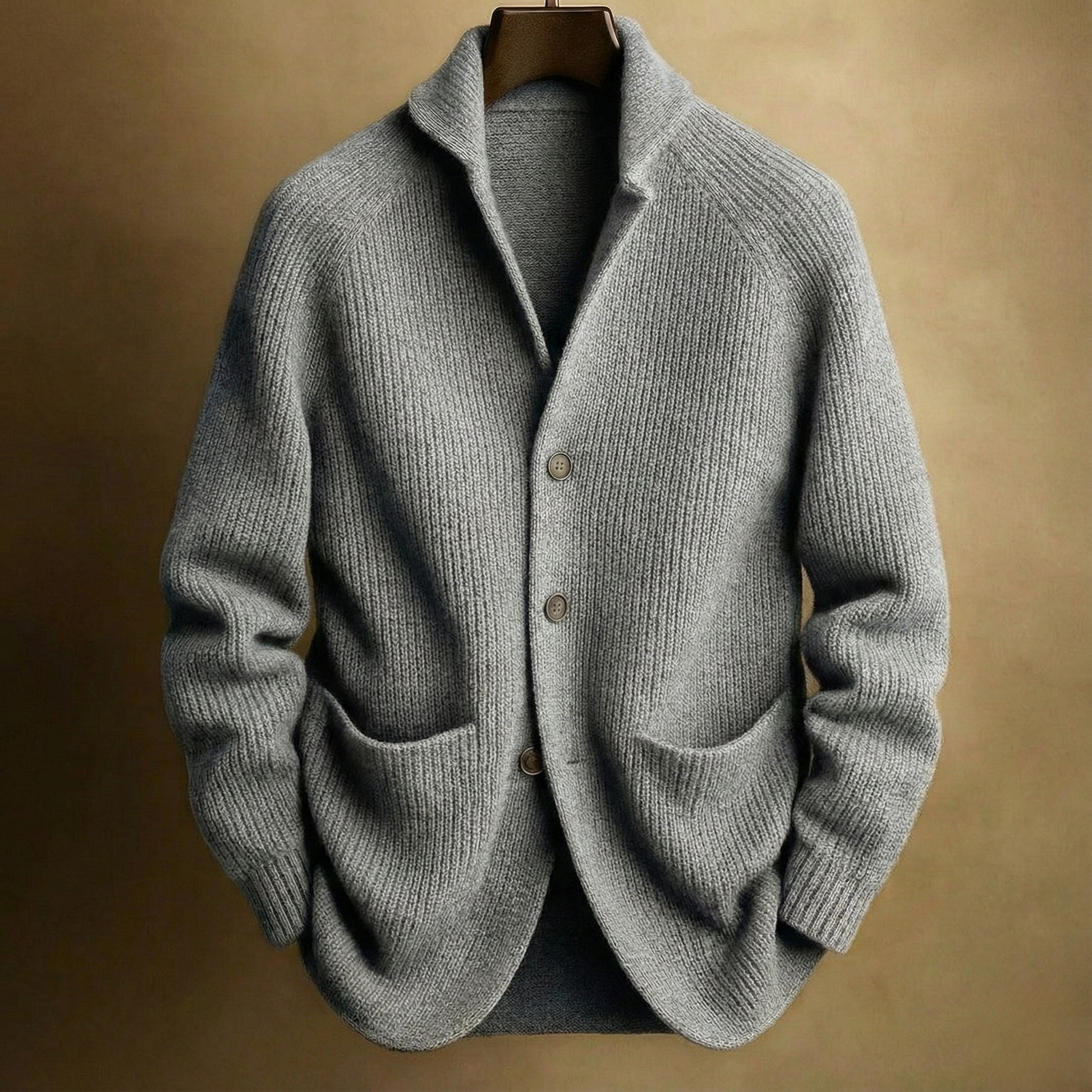 Image of Joost | Heren Shawl Collar Cardigan met Knoopsluiting