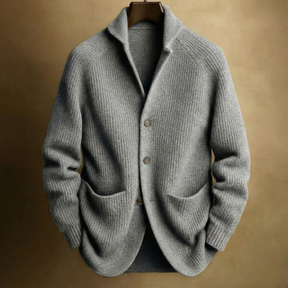 Image of Joost | Heren Shawl Collar Cardigan met Knoopsluiting