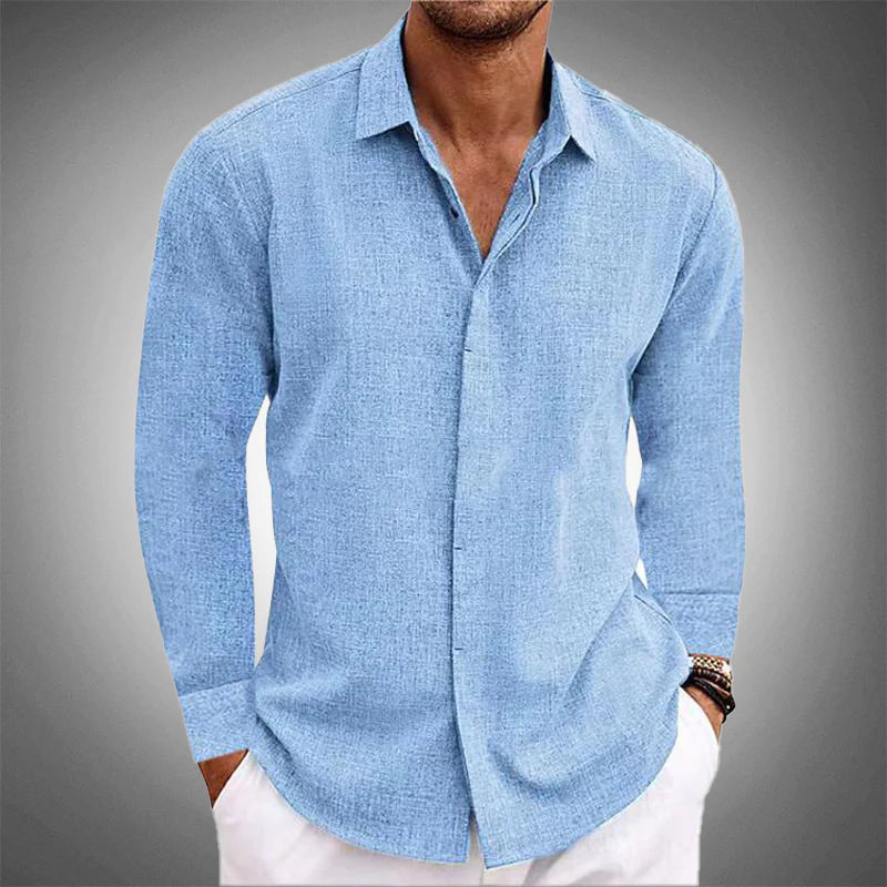 Image of Joshua | Heren Overhemd met Knoopsluiting - Casual
