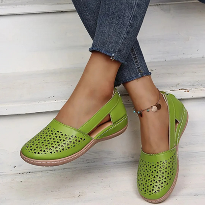 Image of Julia | Dames Instap Sleehak Gesloten Teen Schoenen