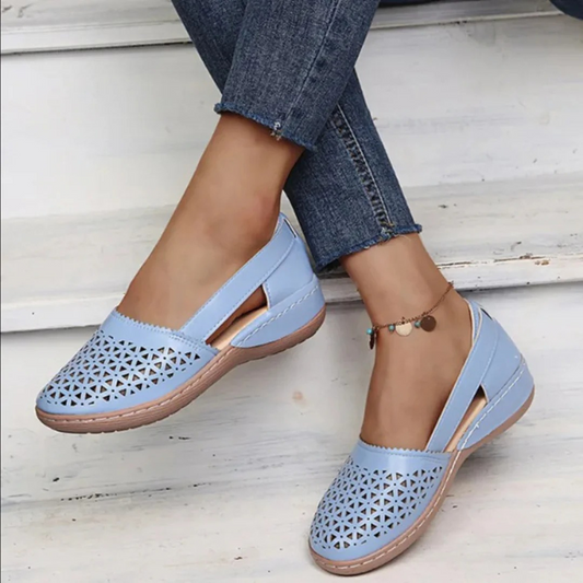 Image of Julia | Dames Instap Sleehak Gesloten Teen Schoenen