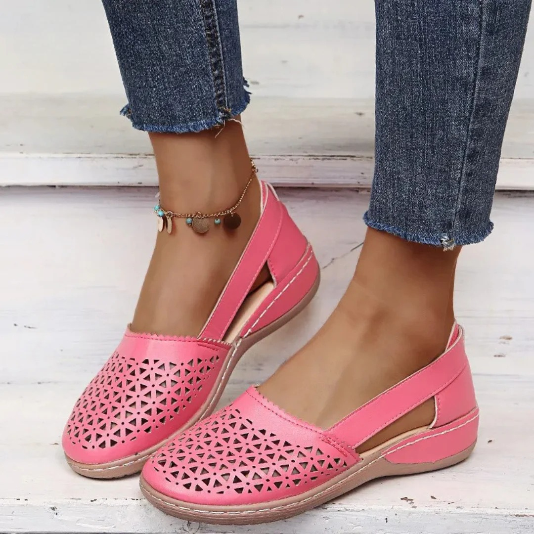 Image of Julia | Dames Instap Sleehak Gesloten Teen Schoenen