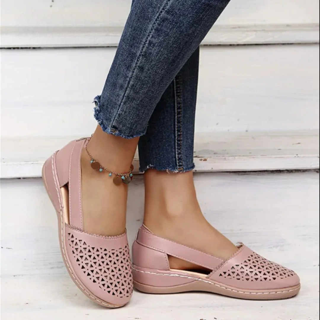 Image of Julia | Dames Instap Sleehak Gesloten Teen Schoenen