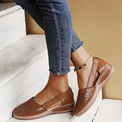 Image of Julia | Dames Instap Sleehak Gesloten Teen Schoenen