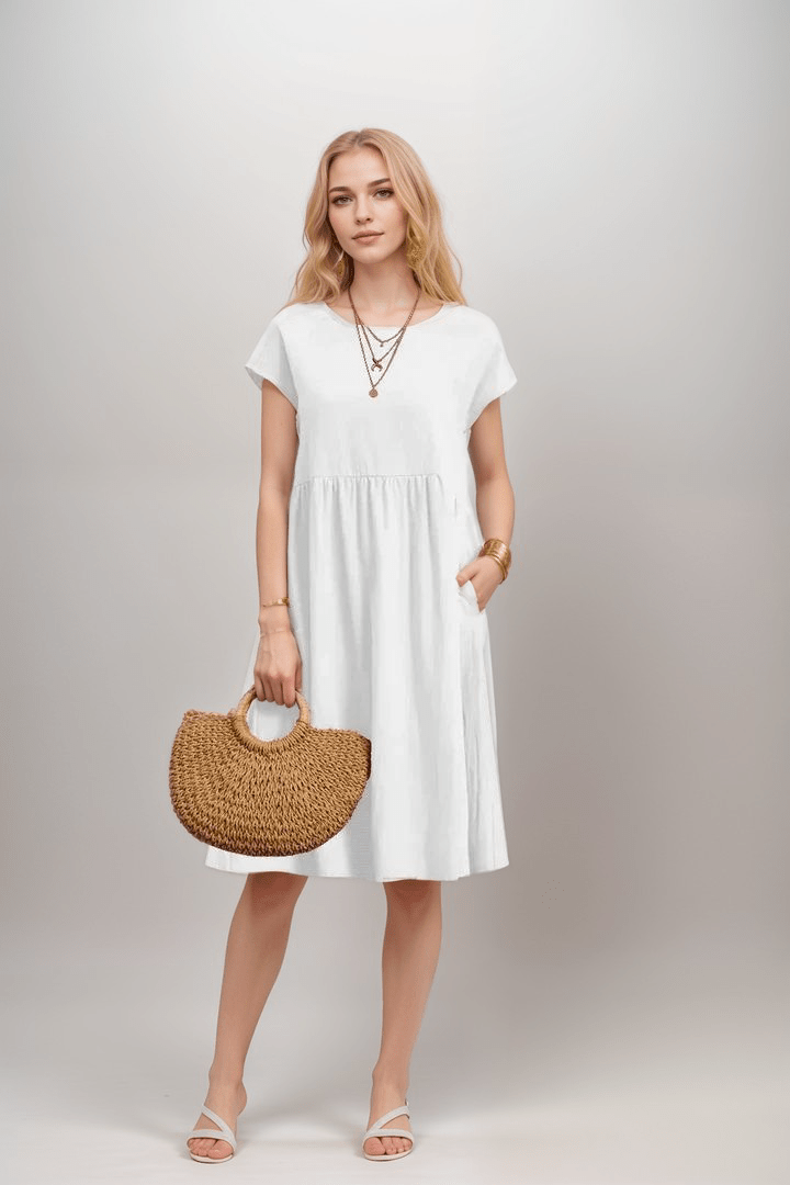 Image of Julie | Dames A-lijn Midi Jurk