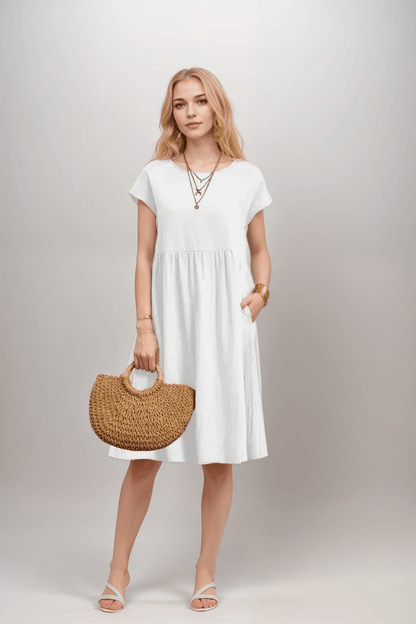 Image of Julie | Dames A-lijn Midi Jurk