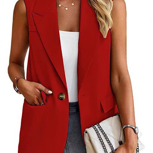 Image of Kathryn | Dames Mouwloze Blazer Vest