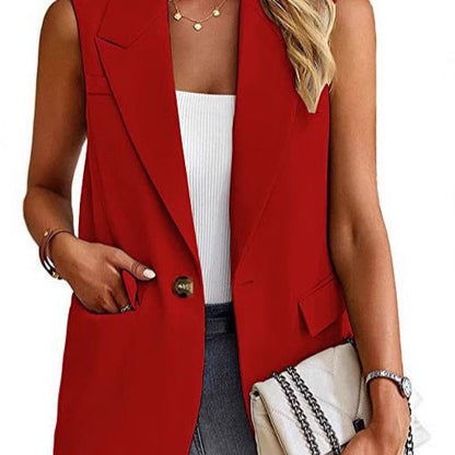 Image of Kathryn | Dames Mouwloze Blazer Vest