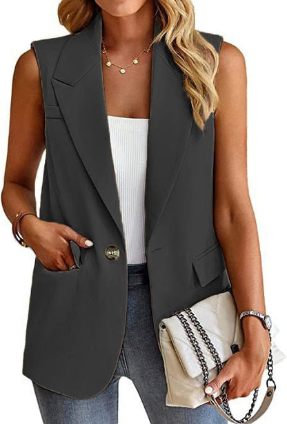 Image of Kathryn | Dames Mouwloze Blazer Vest