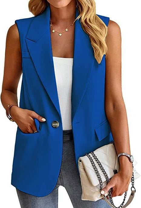 Image of Kathryn | Dames Mouwloze Blazer Vest