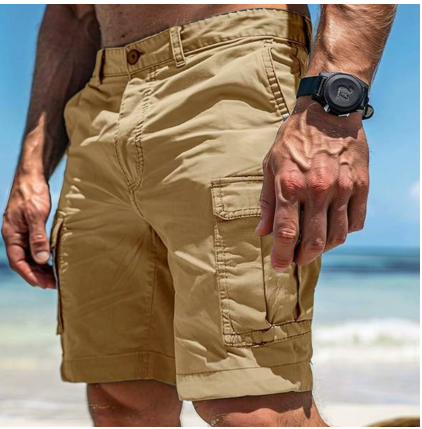 Image of Kees | Heren Cargo Knie Lengte Shorts