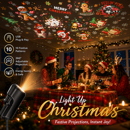 Kerstlichtprojector – Voor huis en tuin