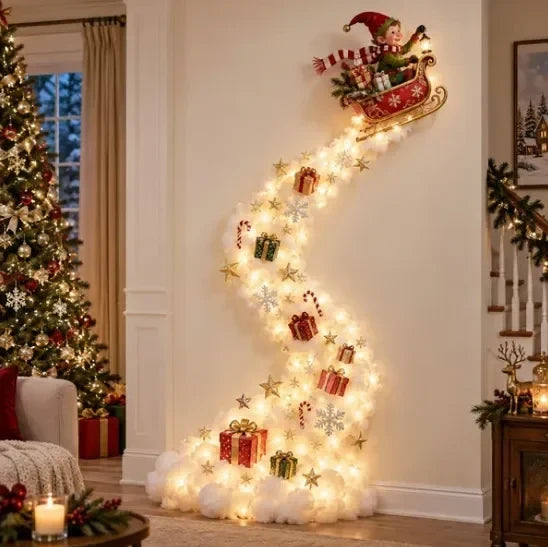 Kerstmagie wandverlichting