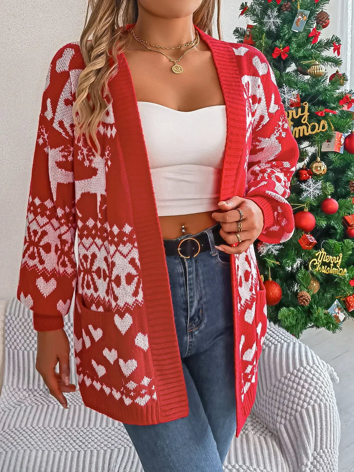 Kerstvest voor dames