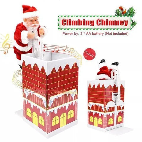 Klimmende kerstman