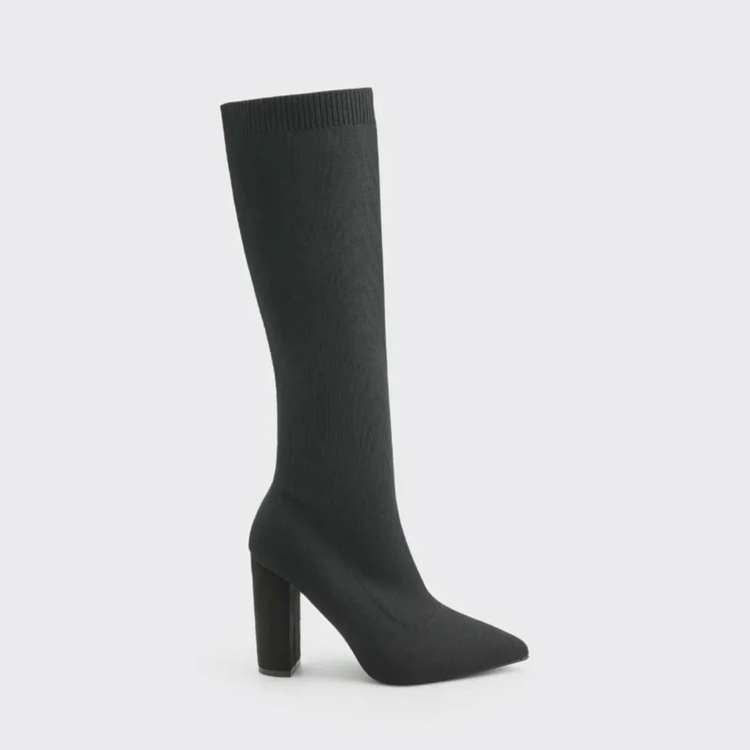Kniehoge stretchlaarzen voor dames