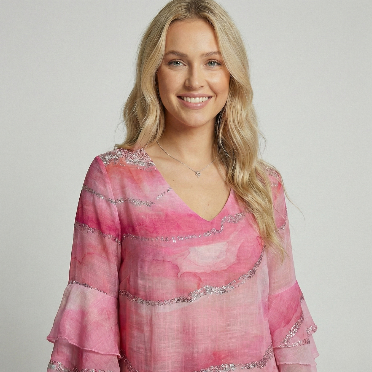 Image of Lana | Dames V-hals Mini Jurk