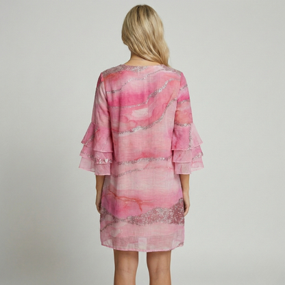 Image of Lana | Dames V-hals Mini Jurk