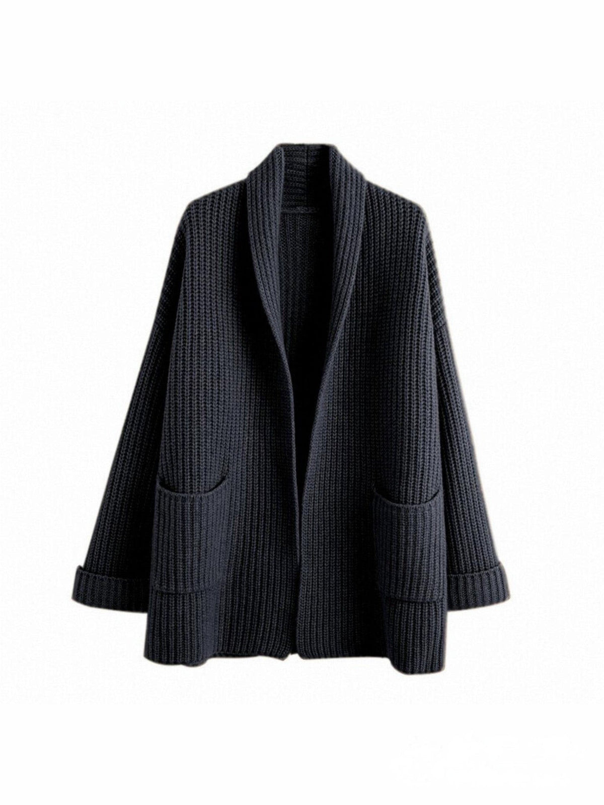 Lang damesvest voor de herfst en winter