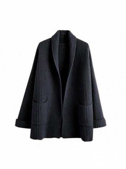 Lang damesvest voor de herfst en winter