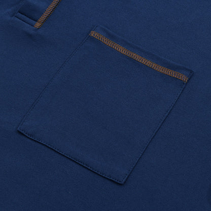 Image of Lawrence | Heren Henley T-shirt met Zak