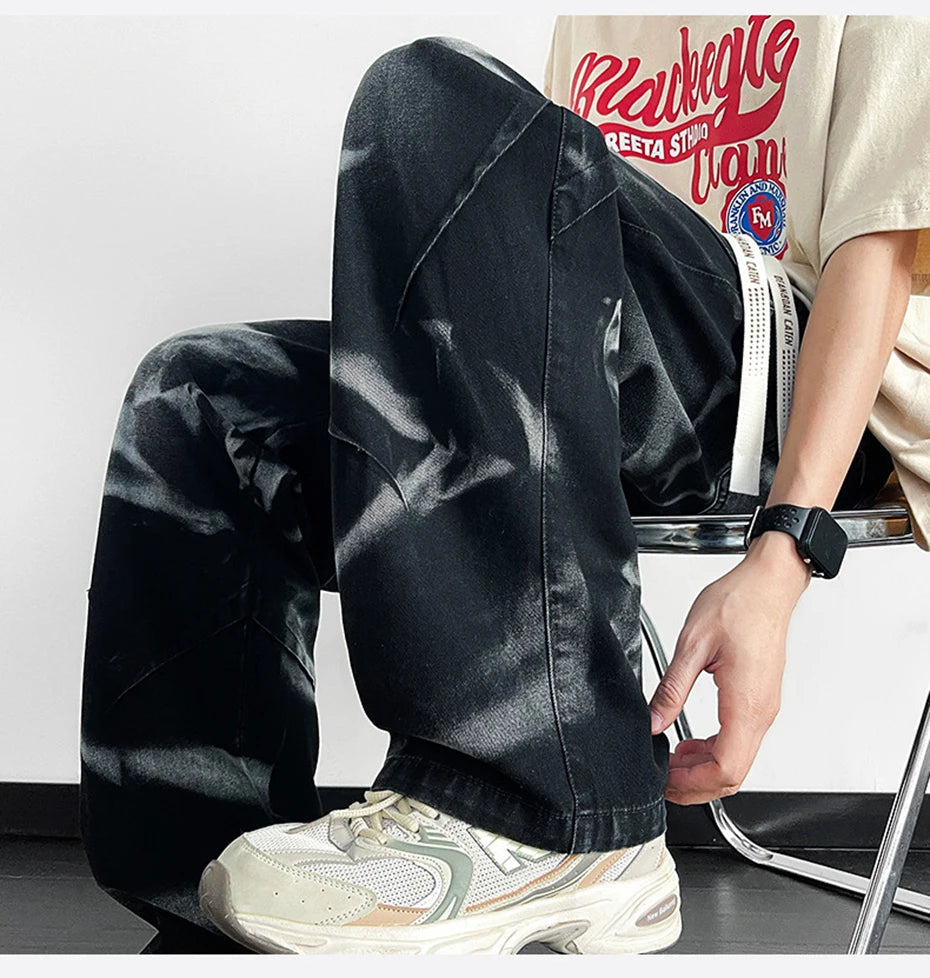 Image of Lawrence | Heren Wijde Pijpen Casual Broek