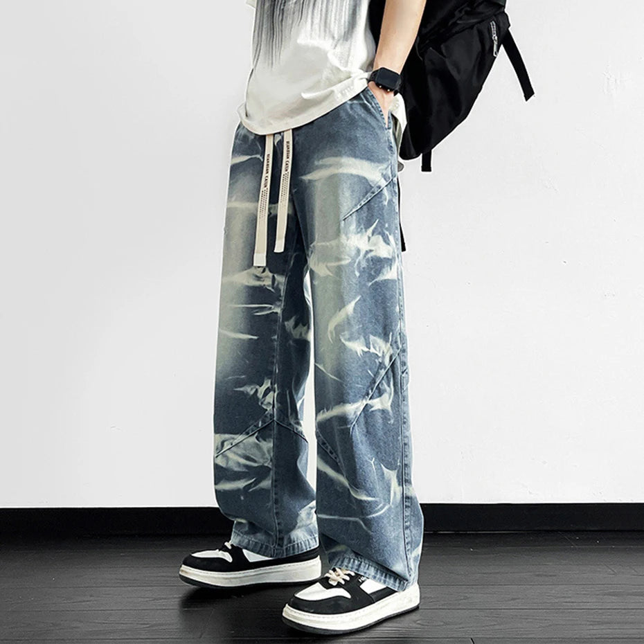 Image of Lawrence | Heren Wijde Pijpen Casual Broek