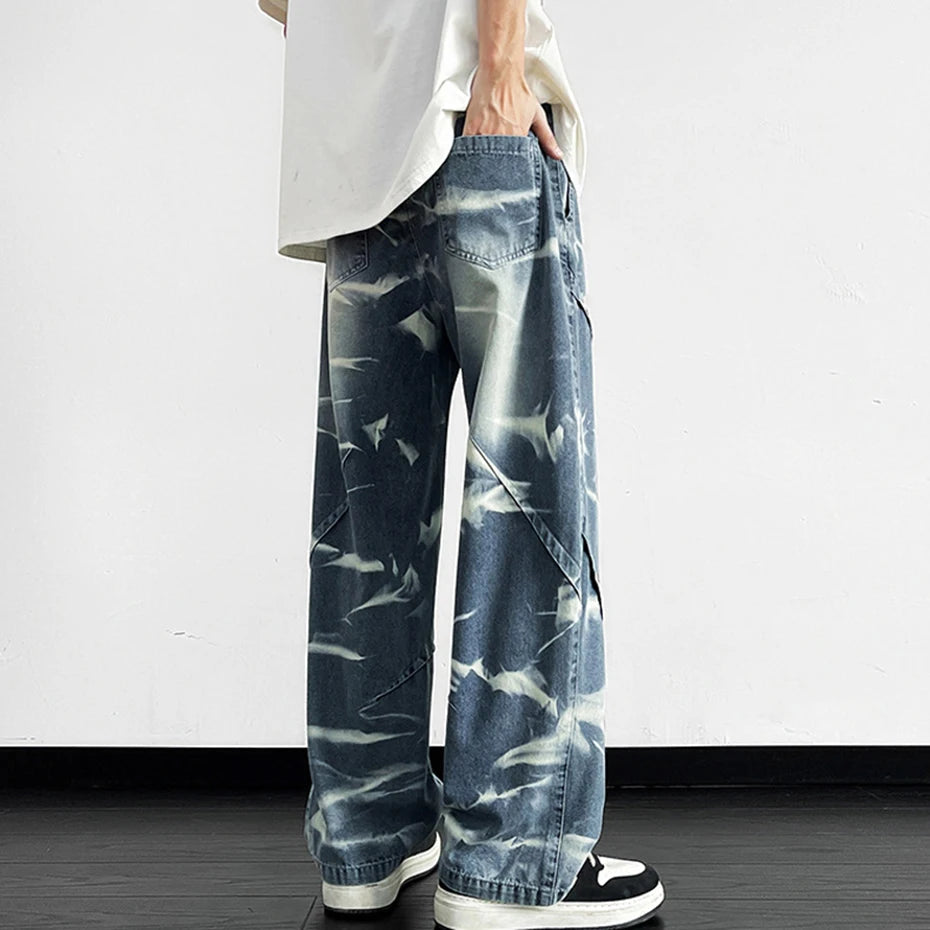 Image of Lawrence | Heren Wijde Pijpen Casual Broek