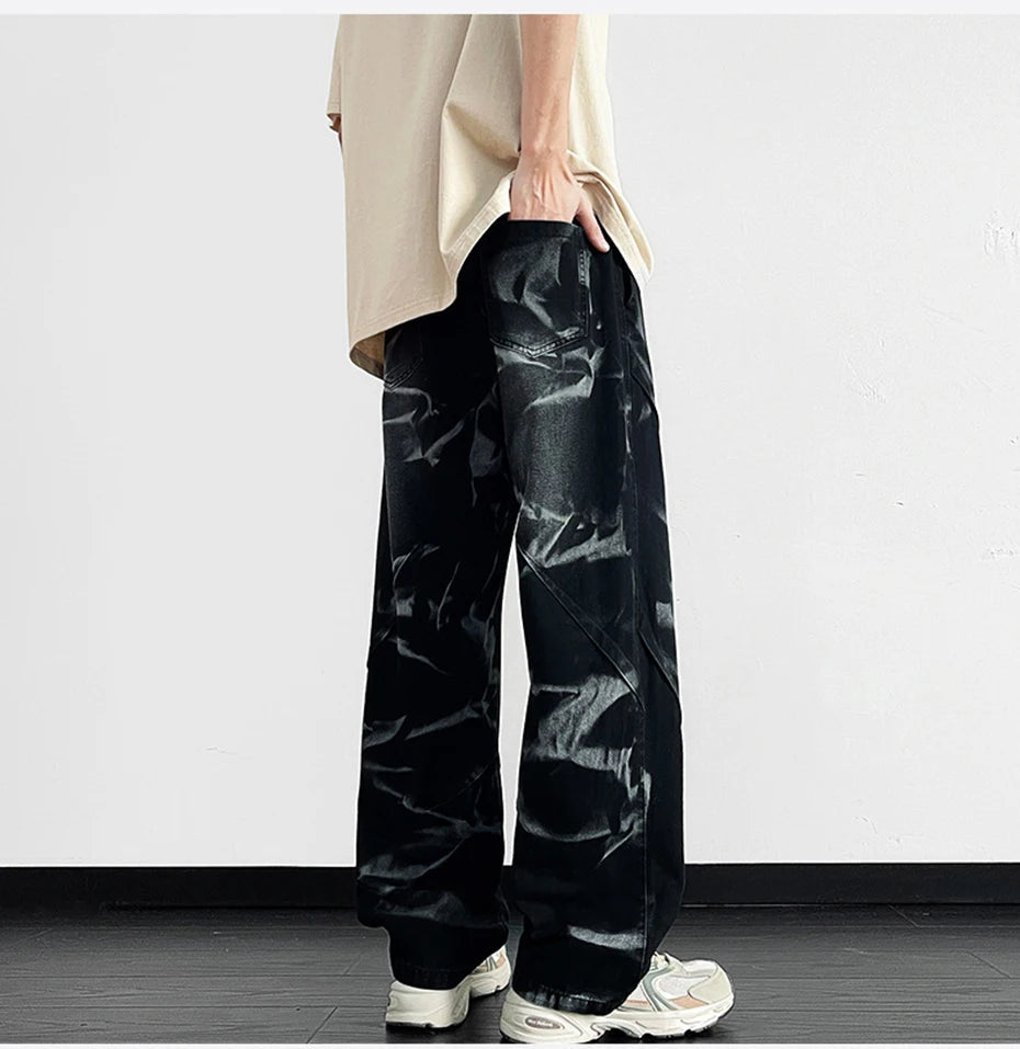 Image of Lawrence | Heren Wijde Pijpen Casual Broek