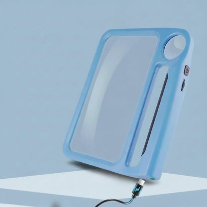 Led-loep met standaard en twee vergrotingen