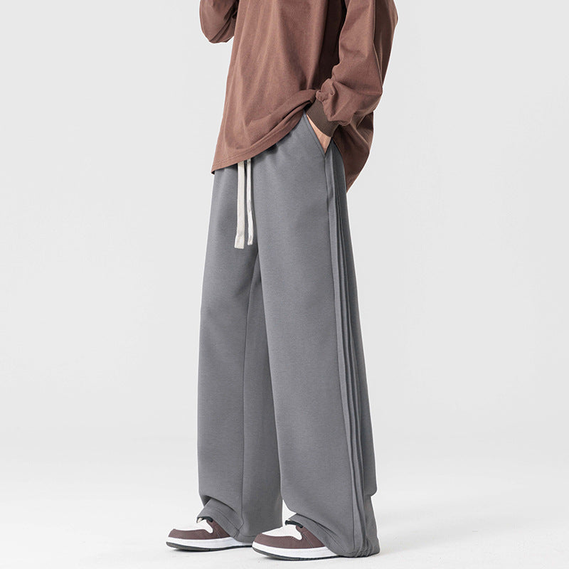 Image of Leon | Heren Wijde Pijpen Trainingsbroek