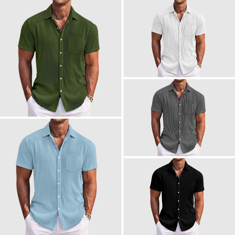 Image of Liam | Heren Overhemd met Knoopsluiting - Casual