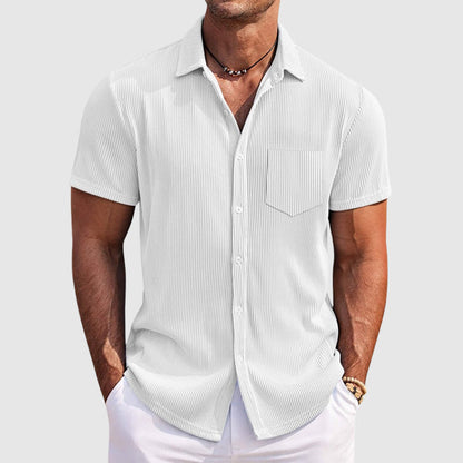 Image of Liam | Heren Overhemd met Knoopsluiting - Casual