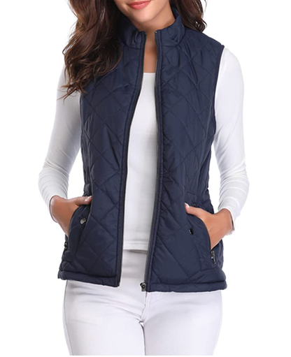 Licht gevoerde stijlvolle damesbodywarmer