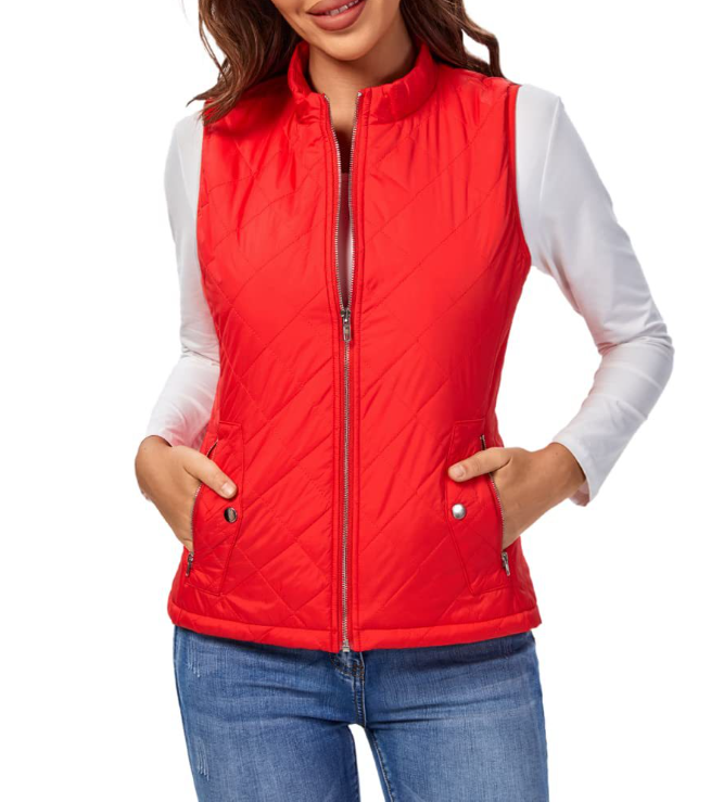 Licht gevoerde stijlvolle damesbodywarmer