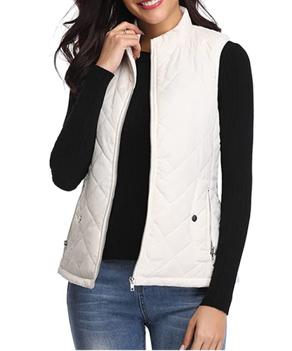Licht gevoerde stijlvolle damesbodywarmer