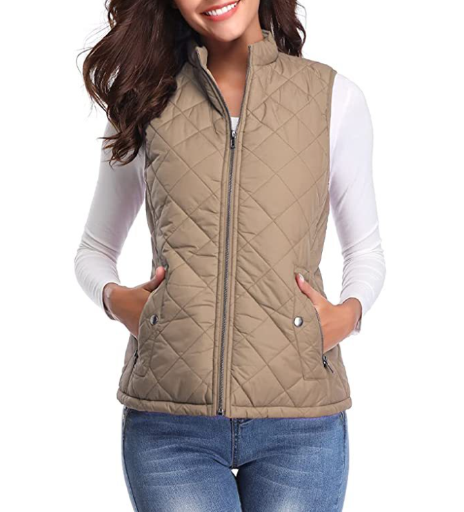 Licht gevoerde stijlvolle damesbodywarmer