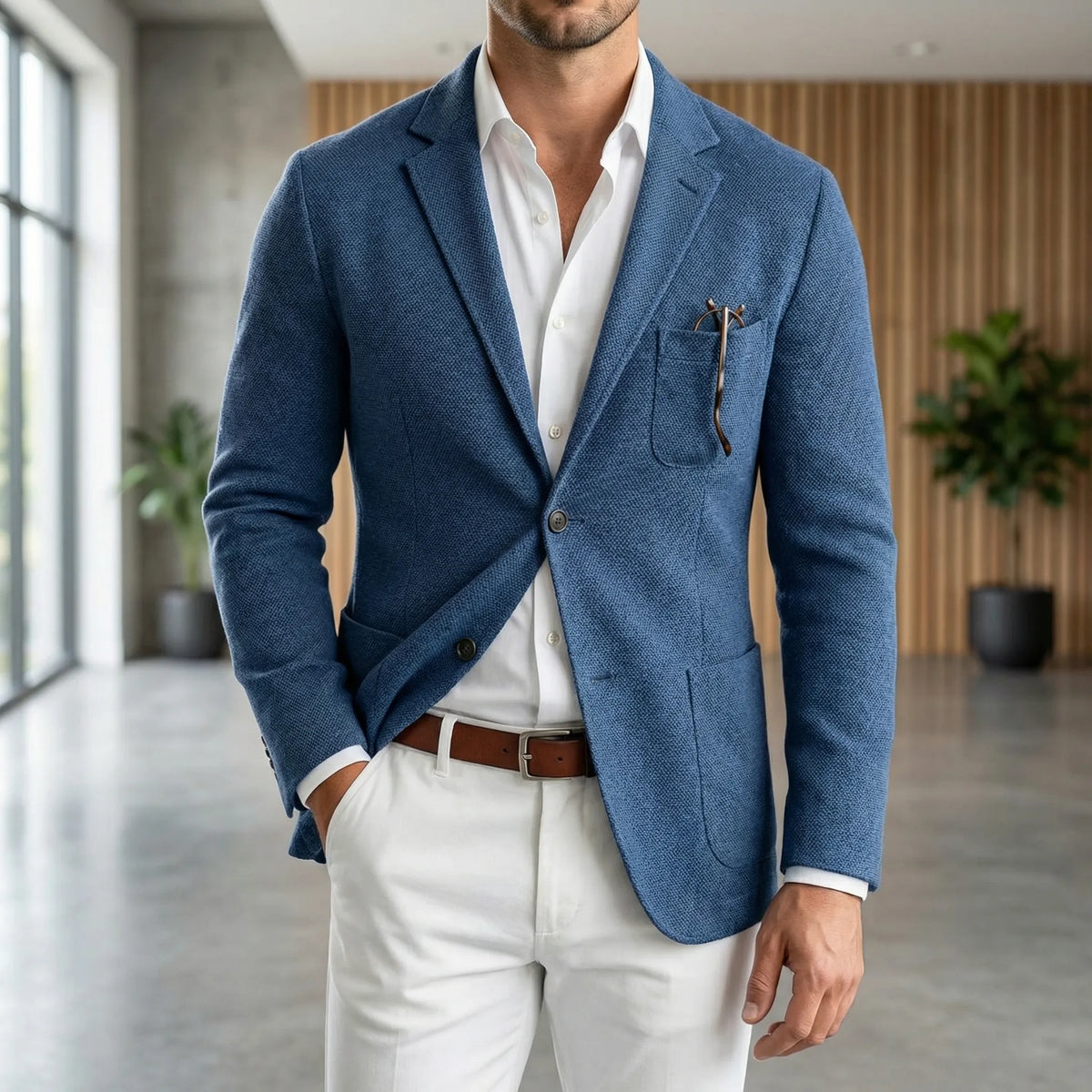 Lichte casual blazer