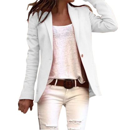 Lichte damesblazer met reverskraag