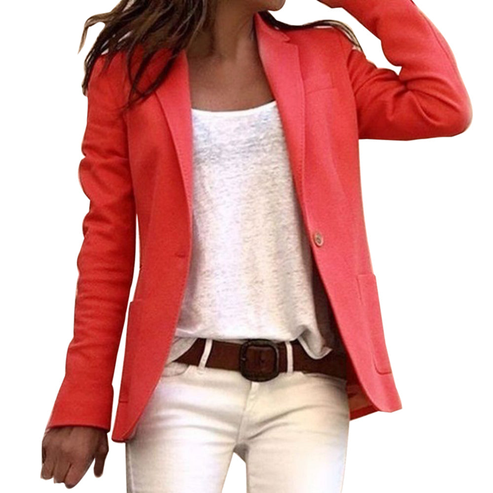 Lichte damesblazer met reverskraag