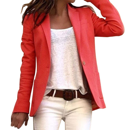 Lichte damesblazer met reverskraag