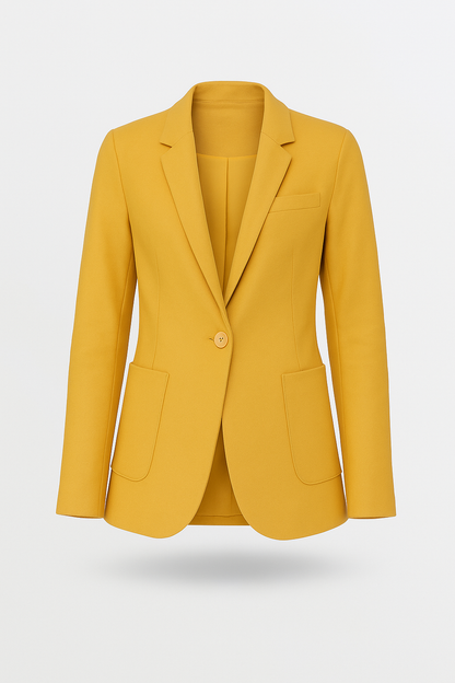Lichte damesblazer met reverskraag