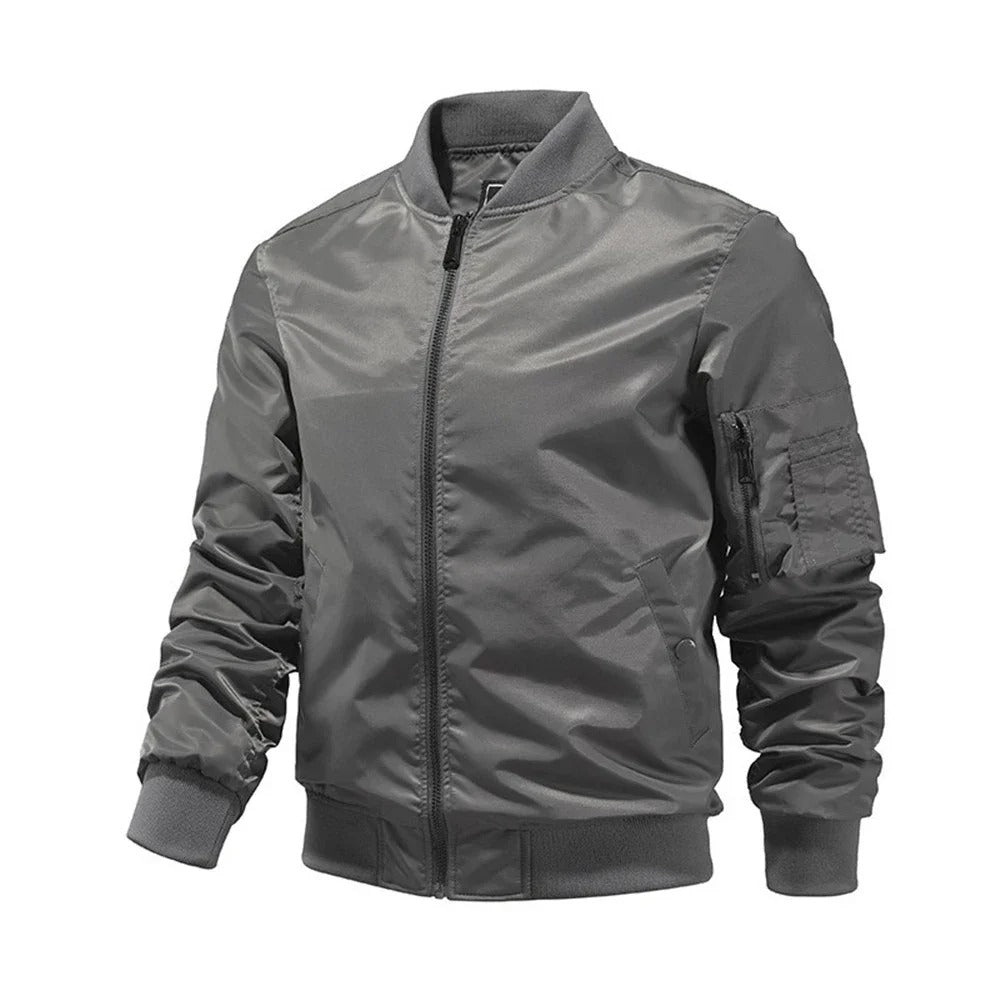 Lichte & trendy bomberjack voor heren voor de herfst