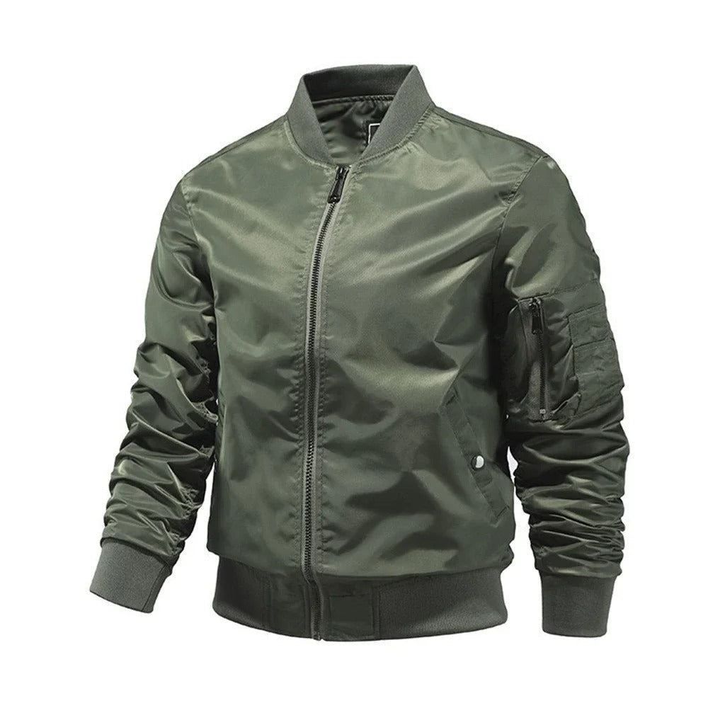 Lichte & trendy bomberjack voor heren voor de herfst