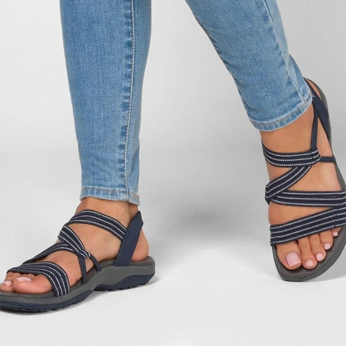 Image of Lisa | Dames Comfort Sandalen met Bandjes
