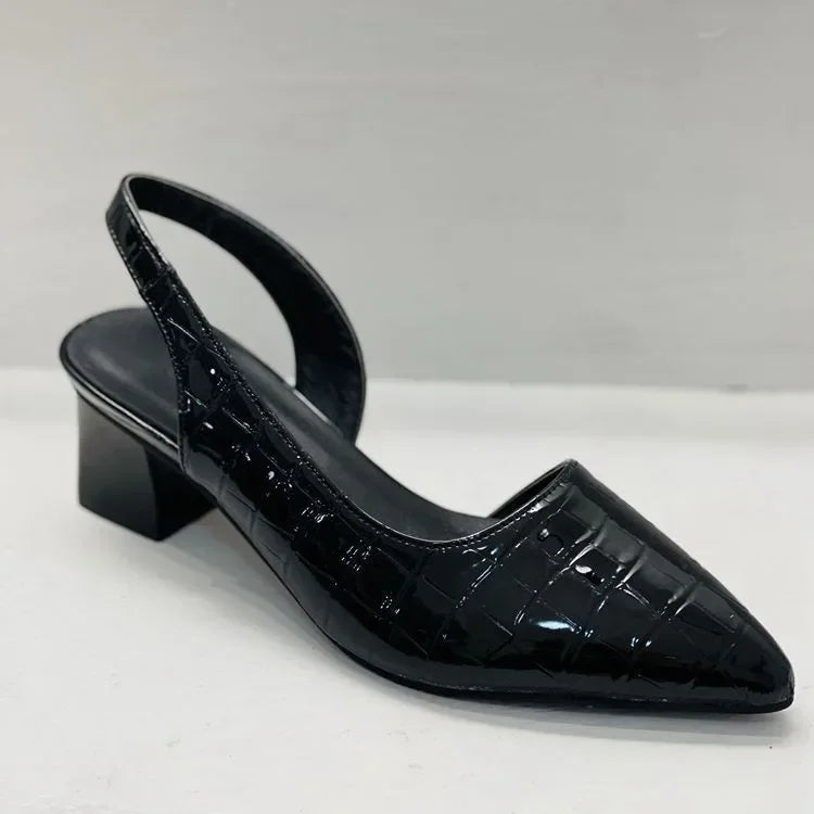 Image of Liza | Dames Slingback Hakken met Blokhak