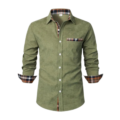 Image of Lucas | Heren Overhemd met Knoopsluiting - Casual